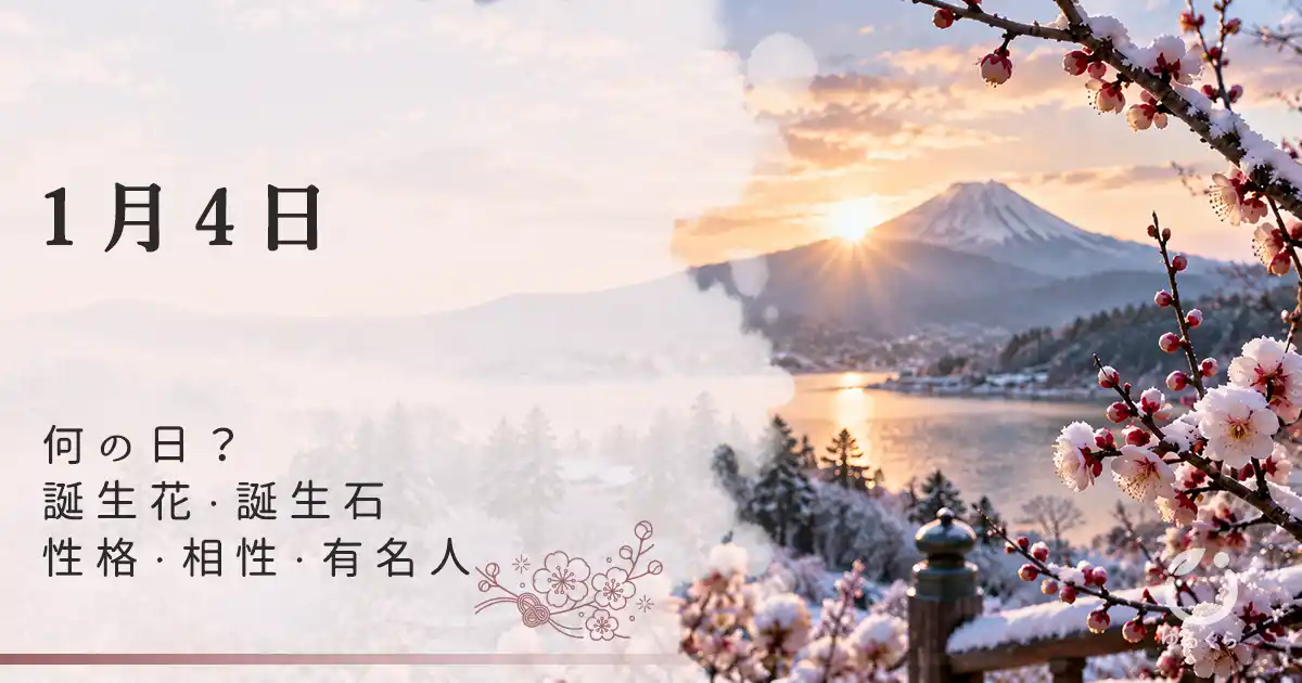 1月4日　誕生日